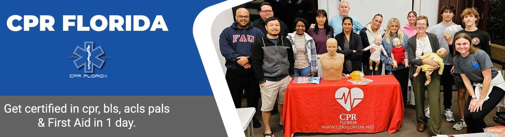 Boca Raton CPR bls first aid acls pals certification classes